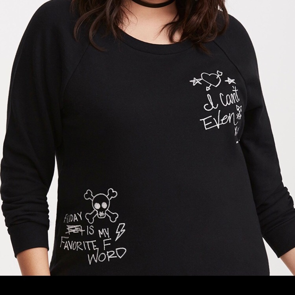 Torrid size 00 pullover sweater